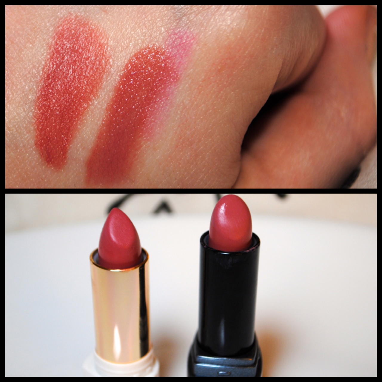 Flower Beauty Kiss Stick Velvet and HighShine Lip Color Review matte