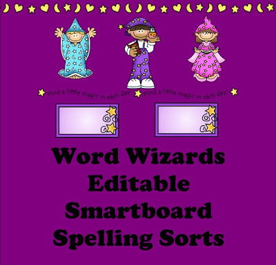 Smartboard Word Sort Templates
