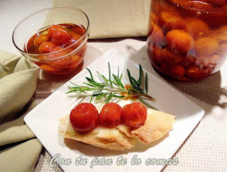 Tomates Cherry Confitados
