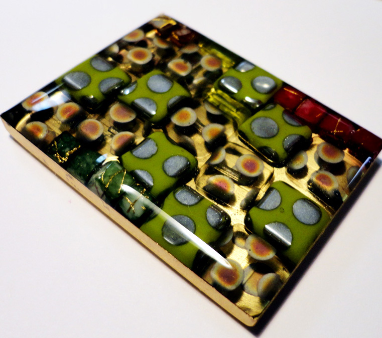 Resin Crafts Mosaic Ideas Glass Beads and EasyCast