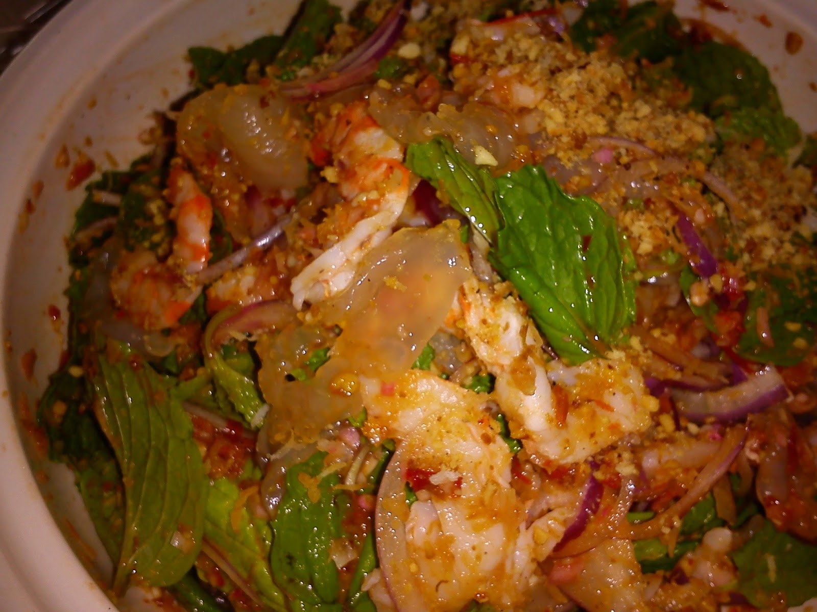 Cooking Pleasure JELLYFISH KERABU [KERABU HAI TAY]