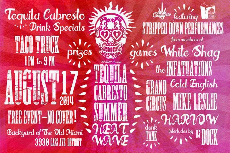 Hip In Detroit Tequila Cabresto Summer Heatwave Party