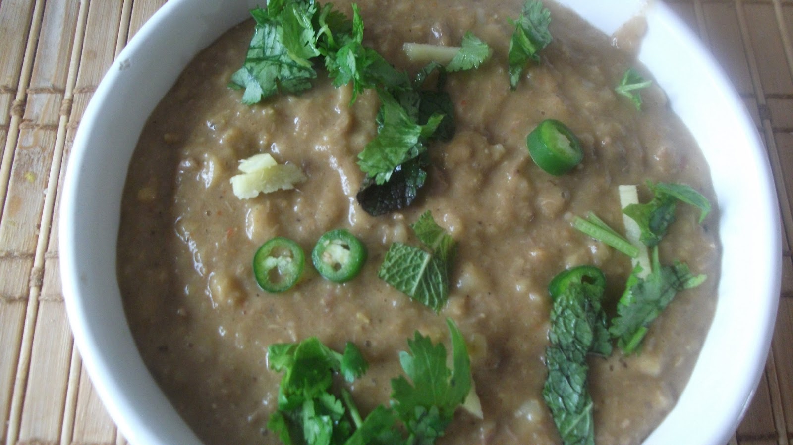 Haleem, pressure cooker/slow cooker method