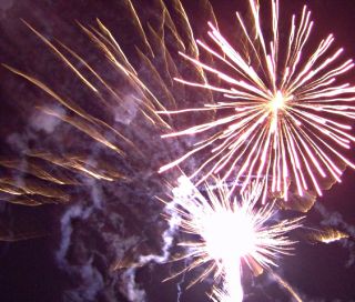 Sinte-Mette vuurwerk Foto genomen tijdens Sint-Maarten vuurwerk 2011