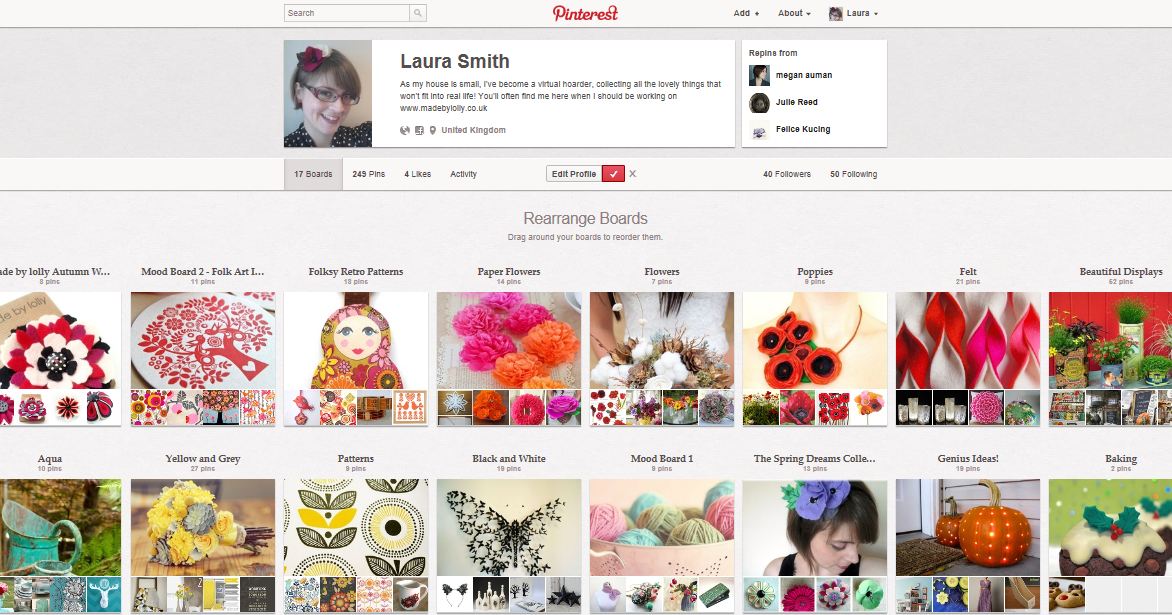 made by lolly: Ideas and Inspiration: Pinterest