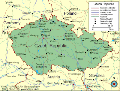 República Checa Mapa del País