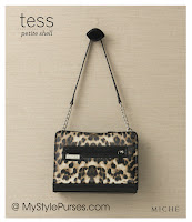 Miche Bag Tess Petite Shell, Leopard Print Purse Miche Bag Tess Petite Shell, Leopard Purse