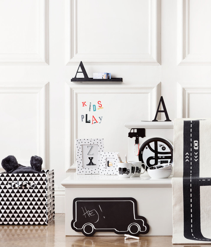 Rafakids black & white children’s rooms