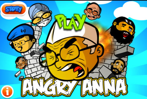 Angry Anna : Gaming Version Of Anna Hazare Against Corruption 