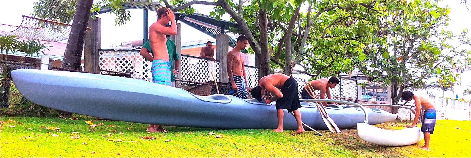 Dont fight the Current Outrigger Canoe Clubの練習