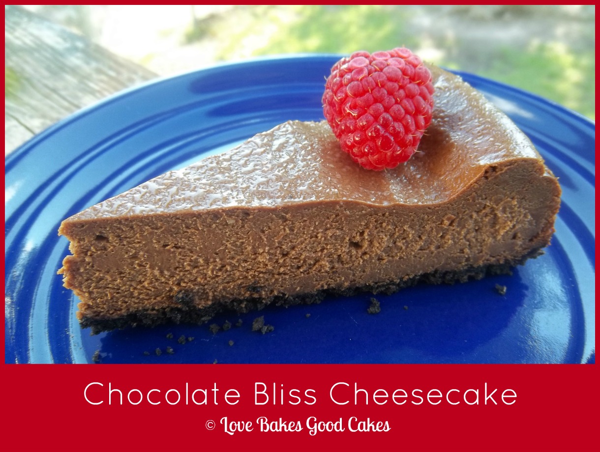 Chocolate Bliss Cheesecake Crazy Cooking Challenge Love Bakes Good Cakes