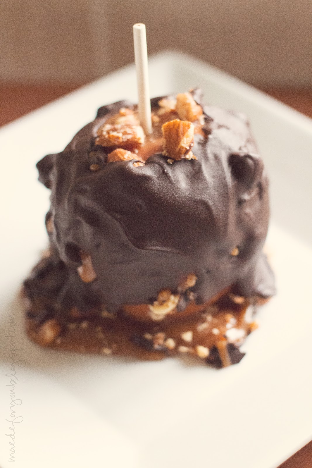 maede.for.you. Salted Caramel Chocolate Almond Apples