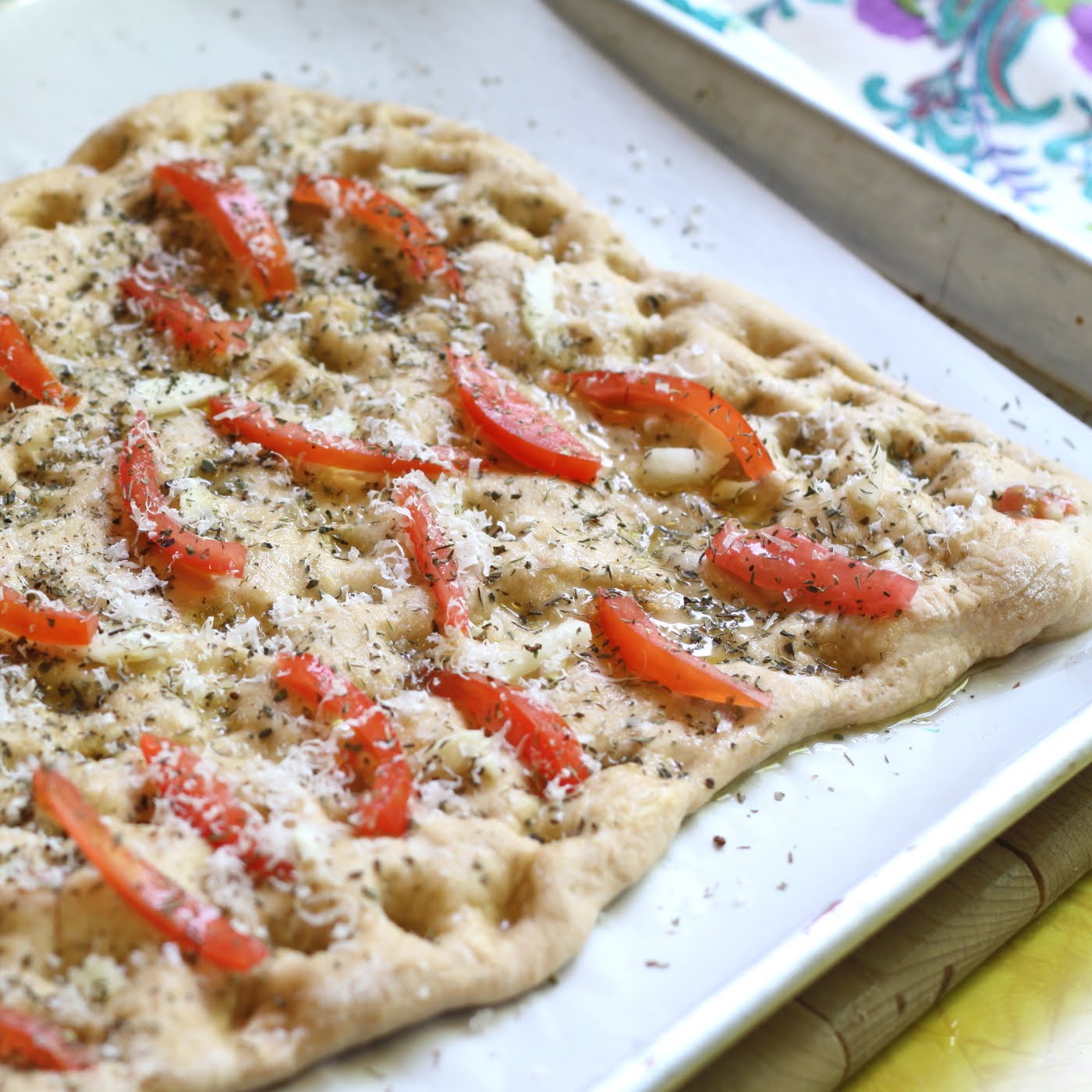 ShowFood Chef What The Focaccia with Rosemary/Onions/Tomato