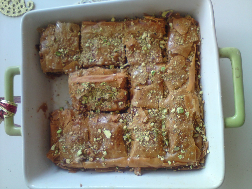 It All Tastes Greek To Me Thracian Baklava with Sesame Seeds and Dried