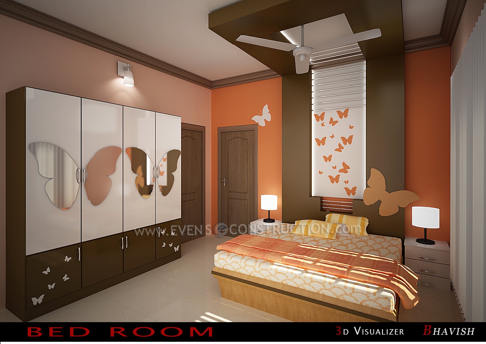 Evens Construction Pvt Ltd Modern Bedroom Design