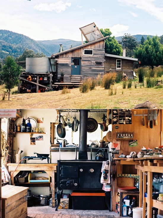 Amores bohemios...: cabañas de madera perdidas en medio del bosque....