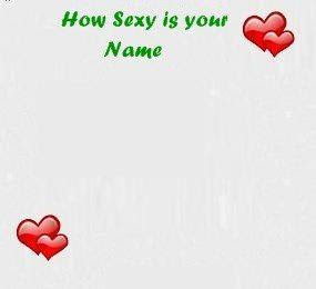 How sexy is your name on facebook How sexy is your name on facebook