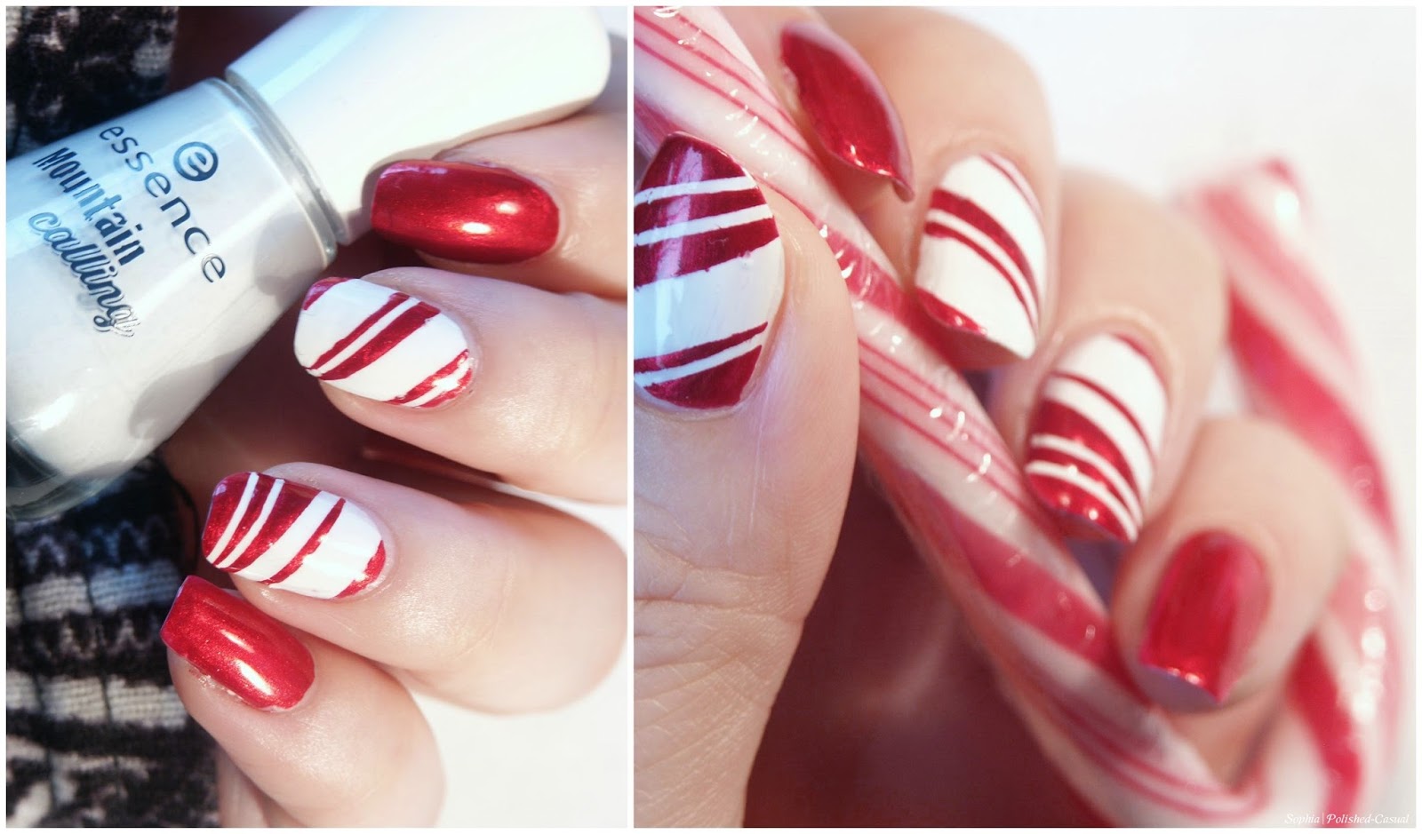 Candy Cane Nails