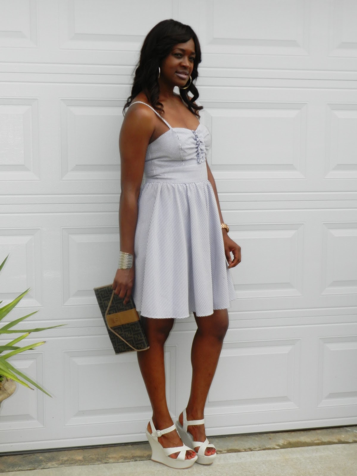 seersucker summer dress