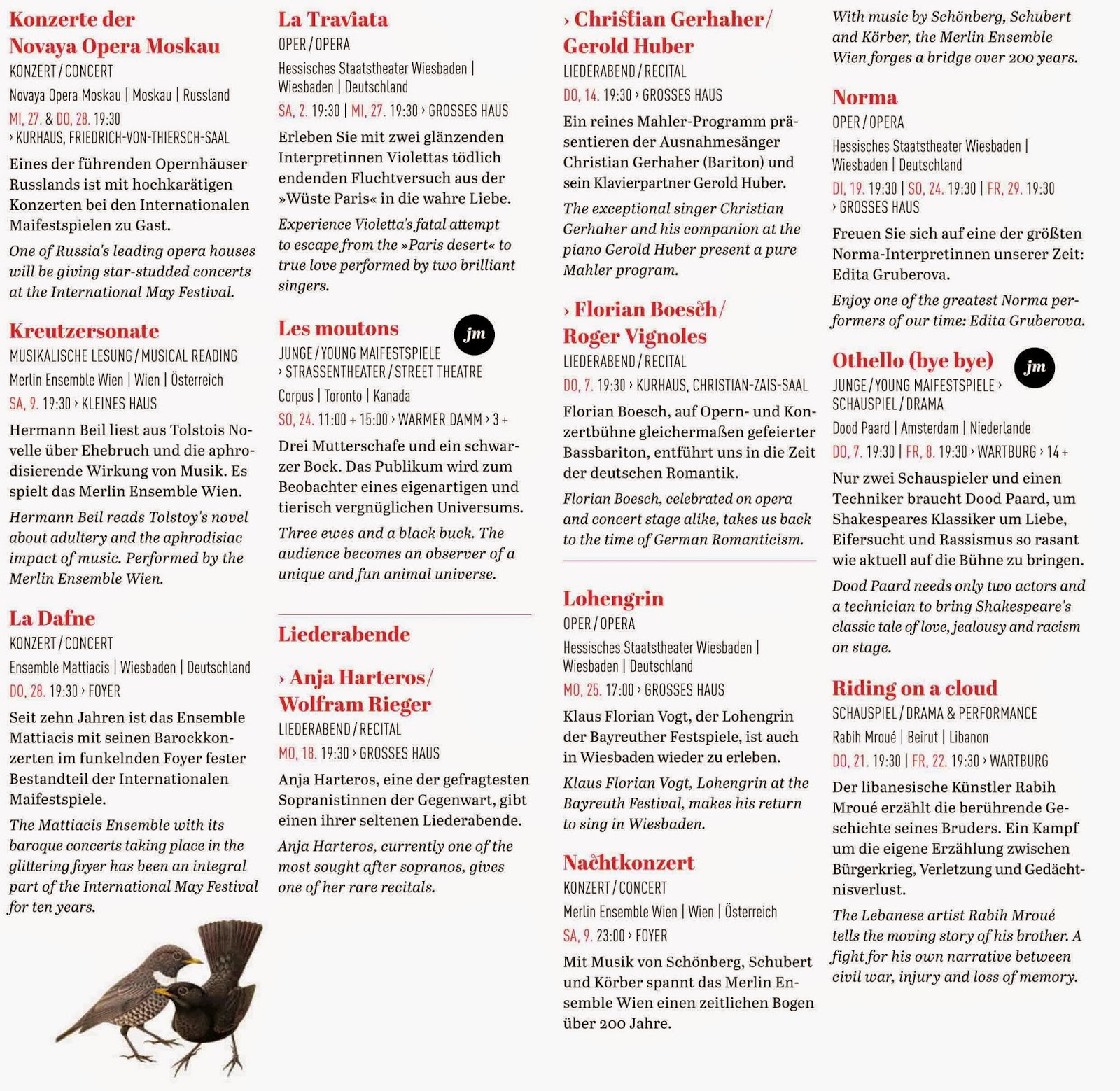 Kulturblog Internationale Maifestspiele Wiesbaden 2015 1 Bis 31 Mai