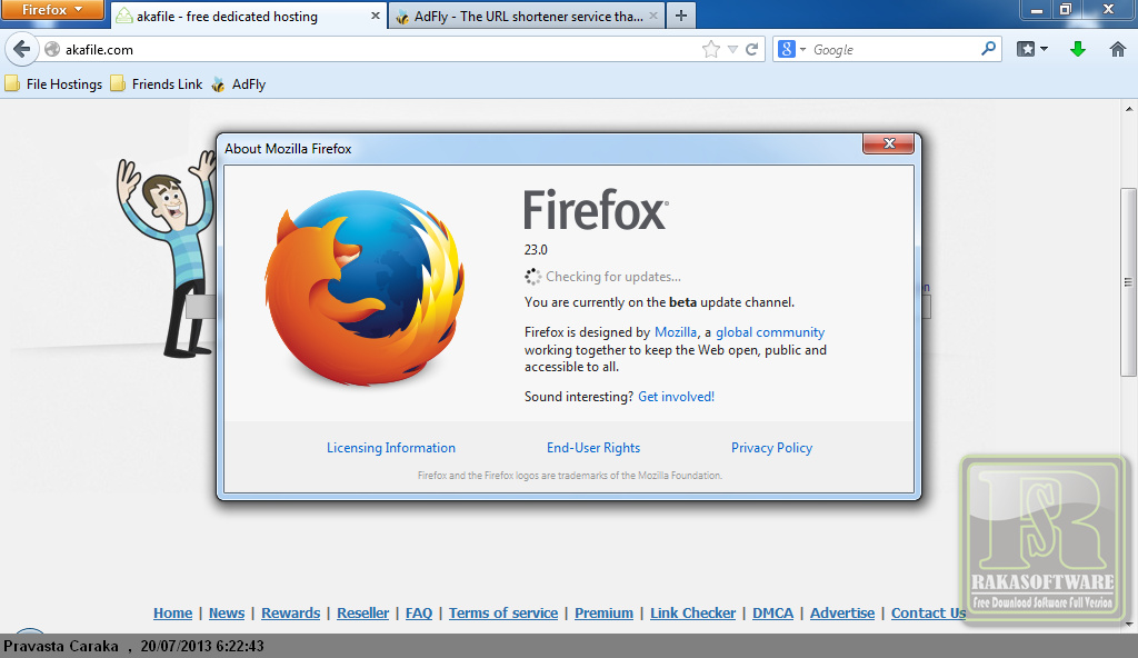 firefox download size