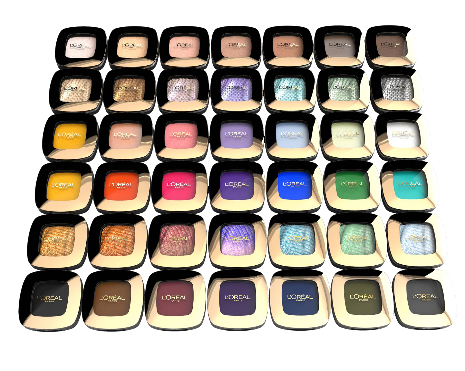 Sparkled Beauty: L'Oreal Color Riche mono shadows