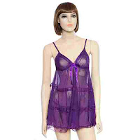 Hot Purple Tape The Chest lingerie