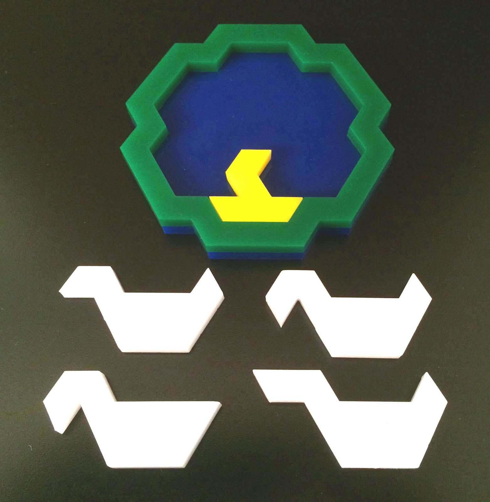 Jerry's Mechanical Puzzle & Brain Teaser Collection 4 Ducks & A Duckling