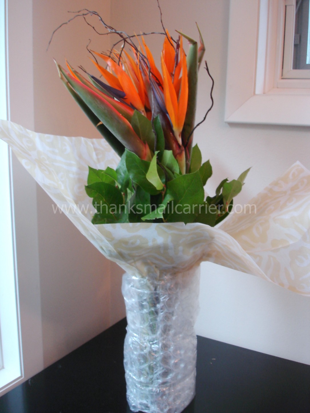 Thanks, Mail Carrier Avas Flowers {Birds of Paradise Bouquet Review