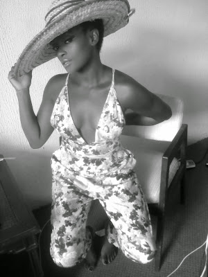 Nigerian singing sensation Ify Otuya in promotional outfit for Body Work video.