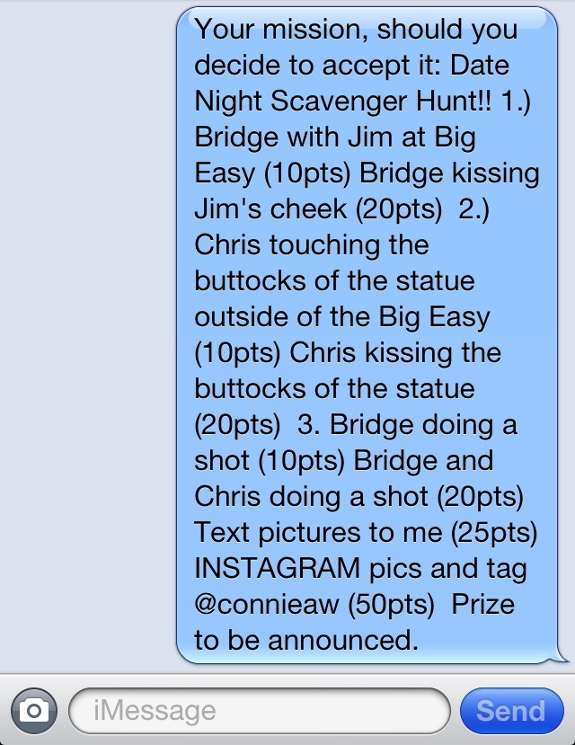 The Young and The Relentless Date Night Scavenger Hunt