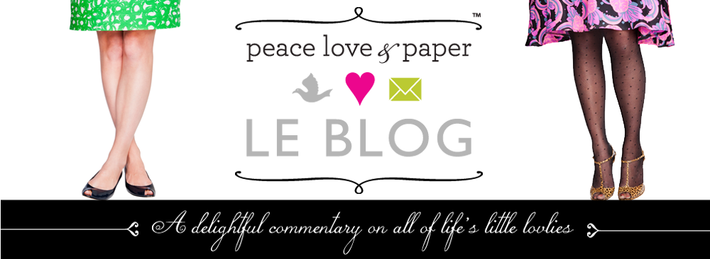 Peace Love & Paper Le Blog