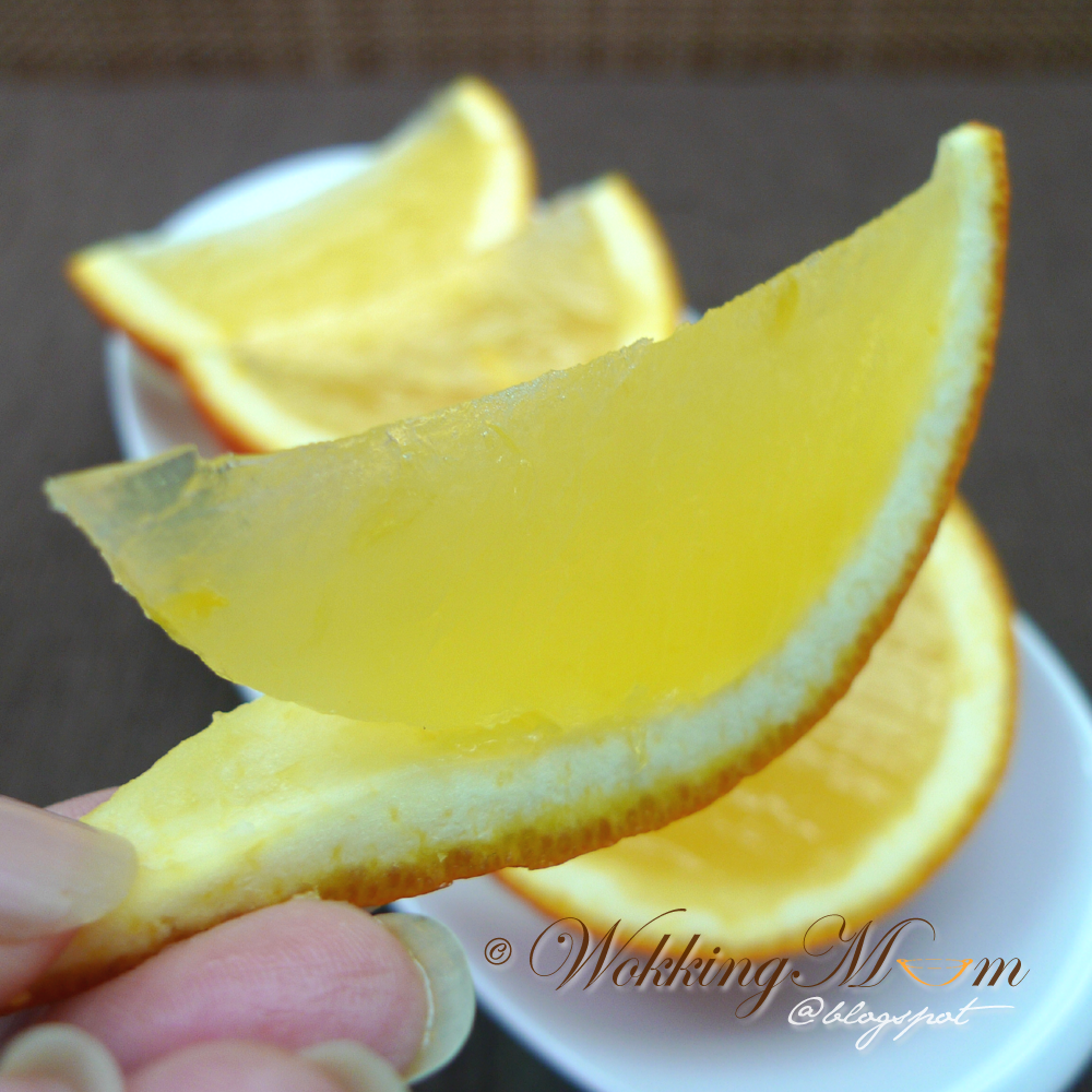 Let's get Wokking!: Orange Slices Agar Agar 柳丁菜燕 Let's get Wokking!: Orange Slices Agar Agar 柳丁菜燕