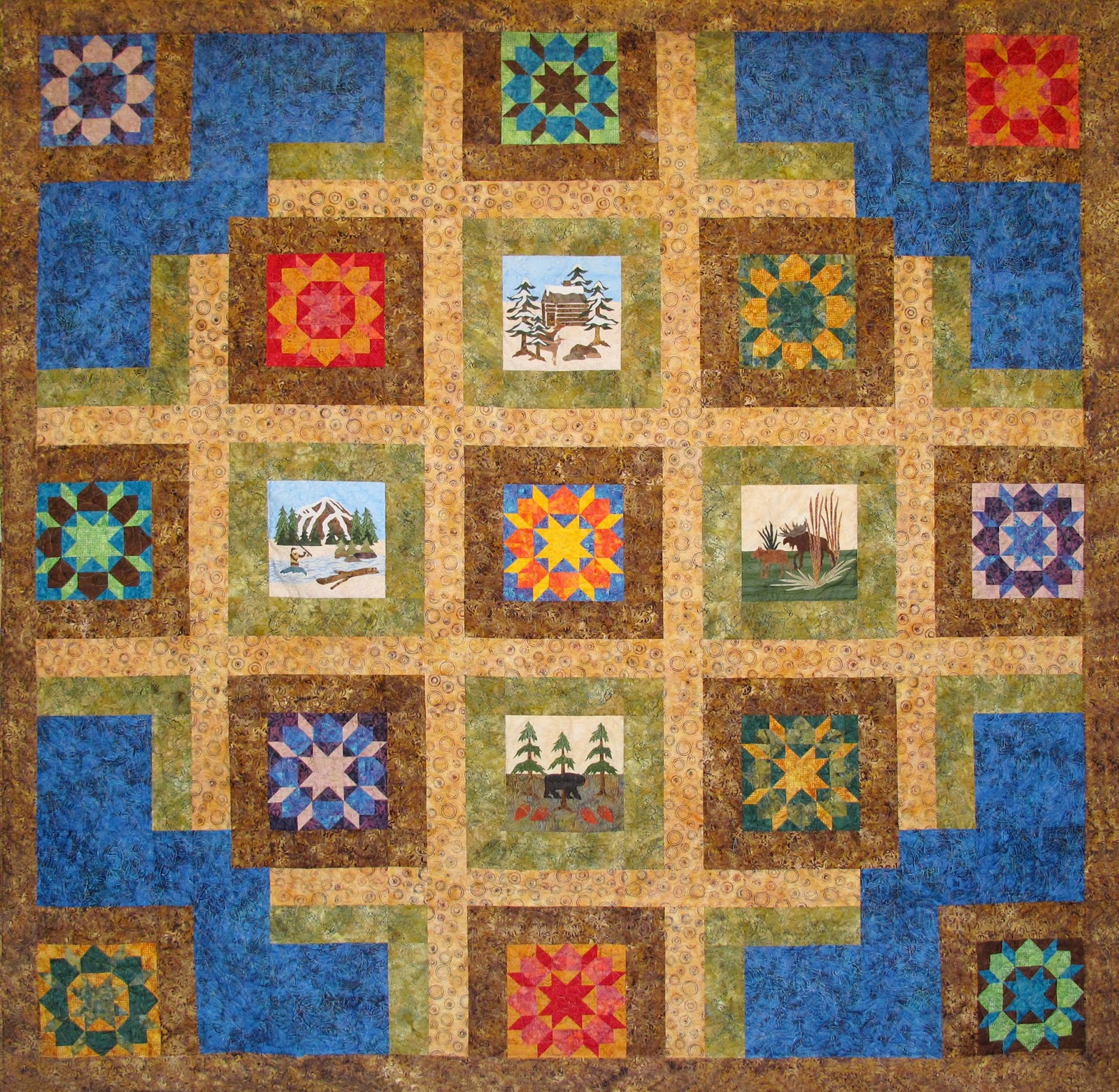 Mountain Quiltworks Bloggers Quilt Festival Group Quilt Entry