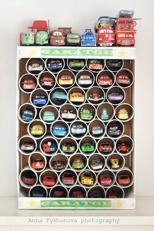 DIY A GARAGE with toilet rolls Creative Ideas