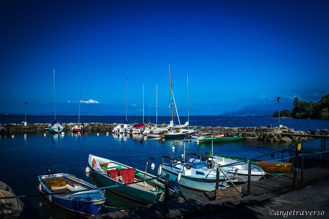 Yvoire, Haute-Savoie, France, Lac Léman, Suisse