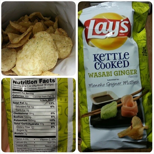 Shannon's Lightening the Load Lay's Kettle Cooked Wasabi Ginger Potato