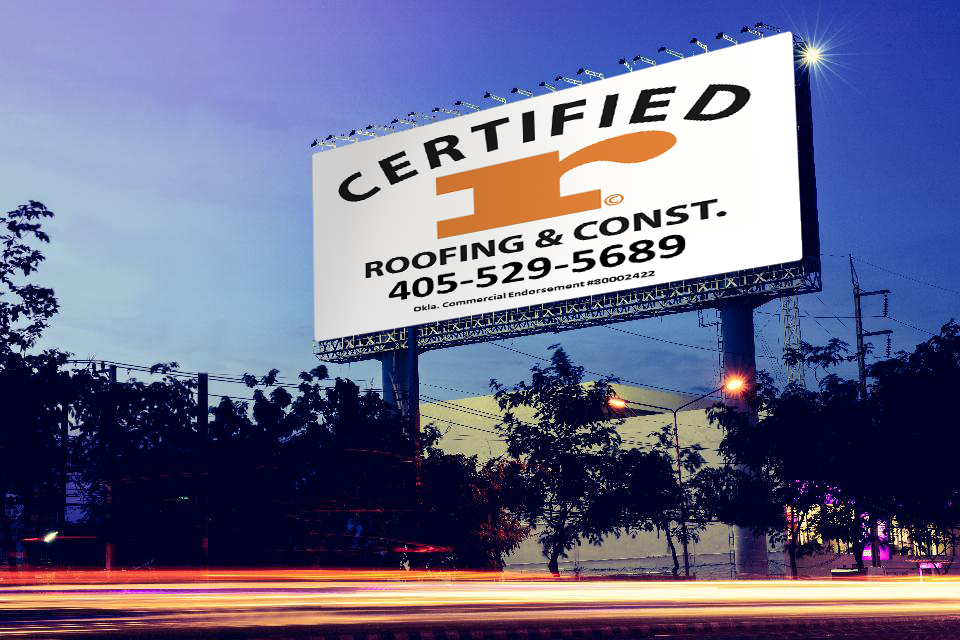 Certified Roofing & Construction 405-550-9289