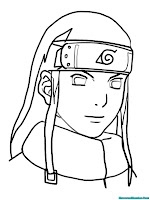Mewarnai Gambar Ninja Desa Konoha