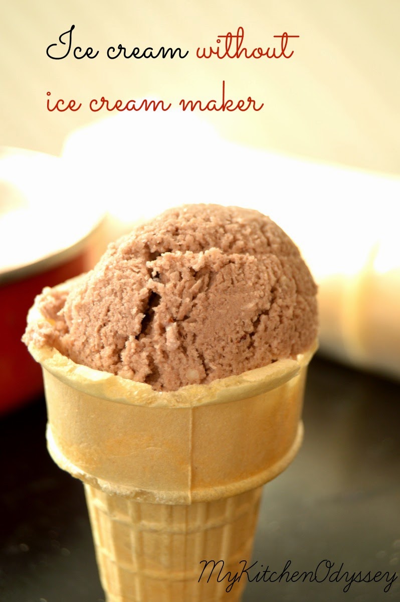 Chocolate ice cream Chocolate ice cream