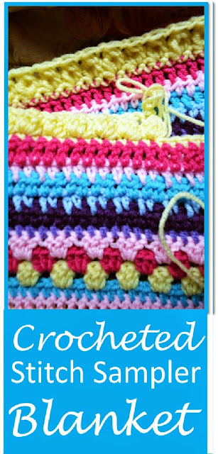 Crocheted Stitch Sampler Blanket