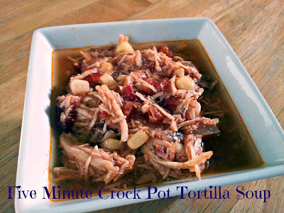 Bowl of the easiest and yummiest tortilla soup yet