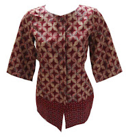 batik wanita long shirt 1