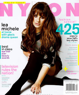 Lea Michele looks hot on the cover of Nylon Magazine September 2012