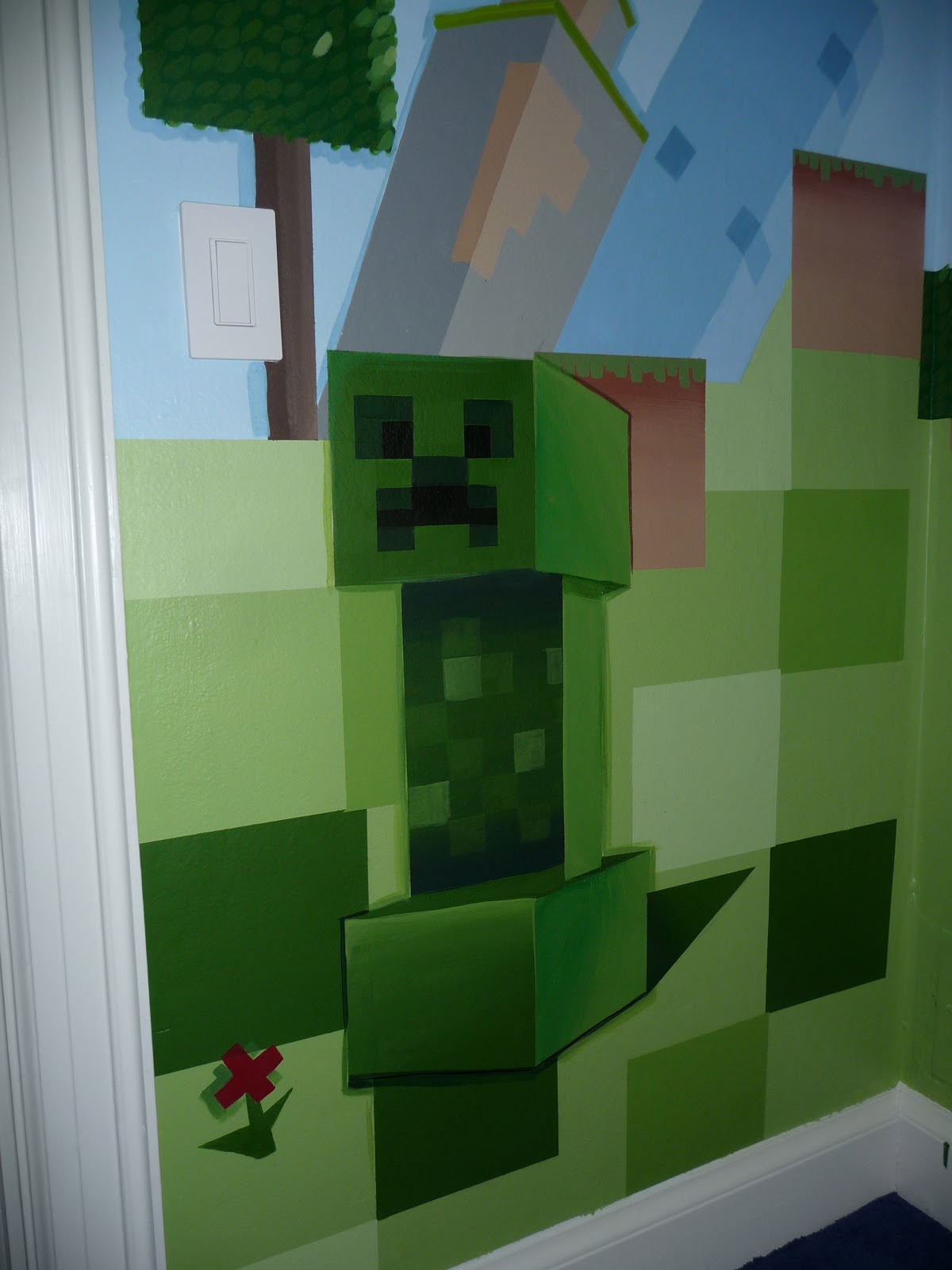 Meme Hill Studio: Minecraft Mural Madness1200 x 1600