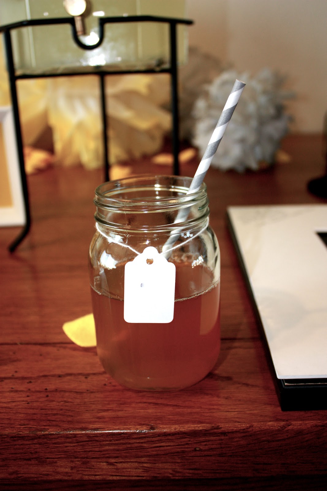 Fisher's Mommy Drinking from Mason Jars