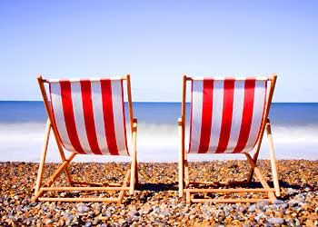 Deckchair On Beach
