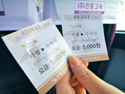 Gapyeong City Tour Bus Ticket for One Day