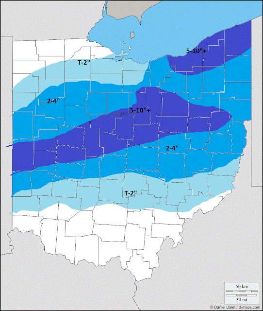 Snowfall update: 28th to 30th Storm Confidence: HIGH