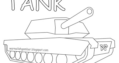 Mewarnai Tank Mewarnai Gambar